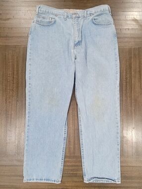 Authentics Mens 38x30 Light Wash Denim Jeans - Regular Fit